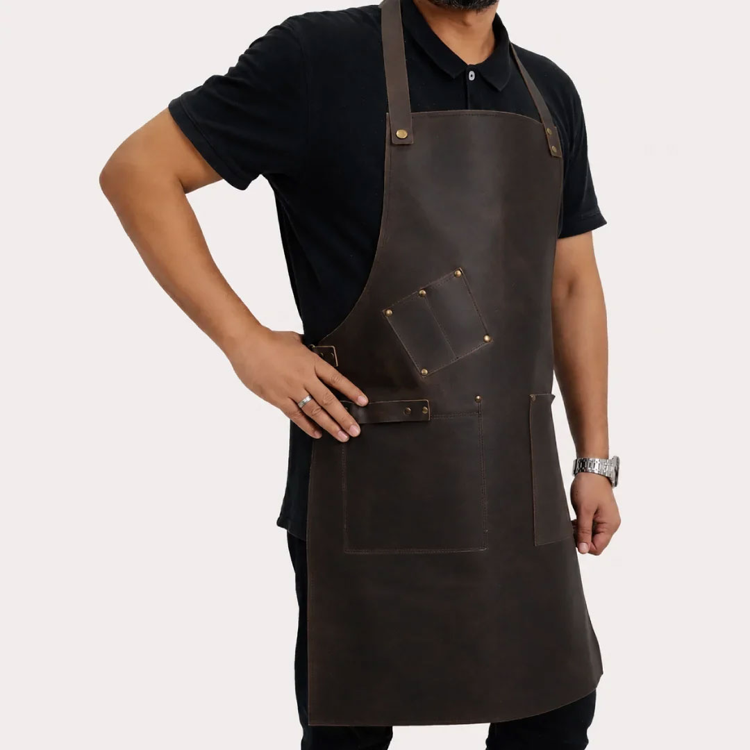2 Leather Aprons - Image 1