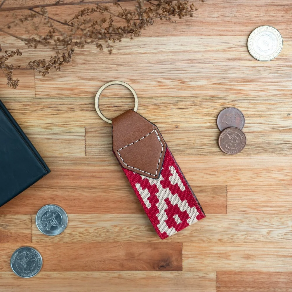 2 (6) Leather Keychains - Image 1